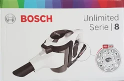 Bosch BBS812AM Unlimited Serie 8 Kabelloser Akku-Handstaubsauger, 18V, Weiß -Rein Blitz Geschaft 0121f8e3de08a4f348e6d7f164075c3e