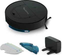 Rowenta X-Plorer RR9075WH, Beutellos, Schwarz, Rund, 3 Rad/Räder, 0,5 L, 60 DB -Rein Blitz Geschaft 05f8e54593a5a2754aa91beb7b77d572