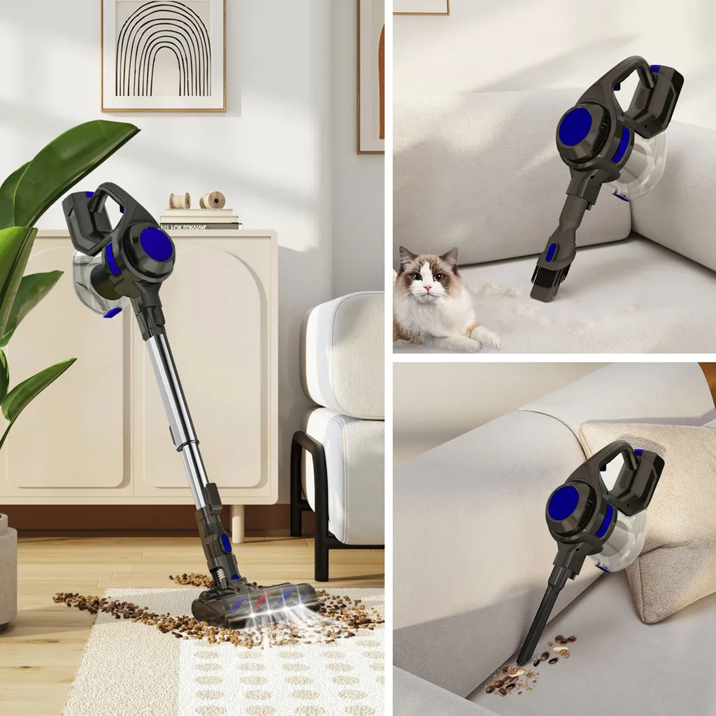 Daccormax Akku Staubsauger, 25000Pa Staubsauger Kabellos, Bis Zu 50 Min Laufzeit, 1.3L Staubbehälter, Kabelloser Staubsauger 6 Daccormax Akku Staubsauger, 25000Pa Staubsauger Kabellos, Bis Zu 50 Min Laufzeit, 1.3L Staubbehälter, Kabelloser Staubsauger – Bild 4