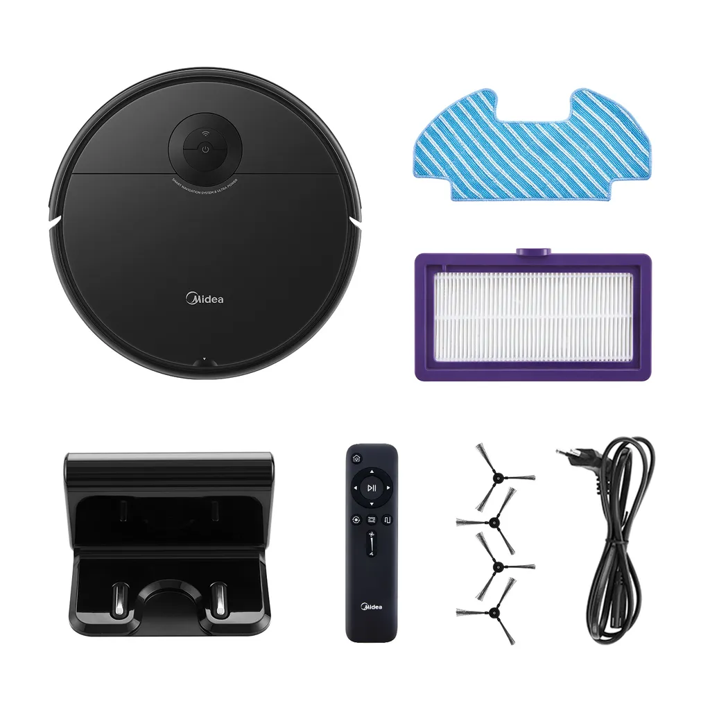 Midea Saugroboter Roboterstaubsauger Wet & Dry APP-fähig 4000Pa Saugkraft VCR09B 6 Midea Saugroboter Roboterstaubsauger Wet & Dry APP-fähig 4000Pa Saugkraft VCR09B – Bild 4