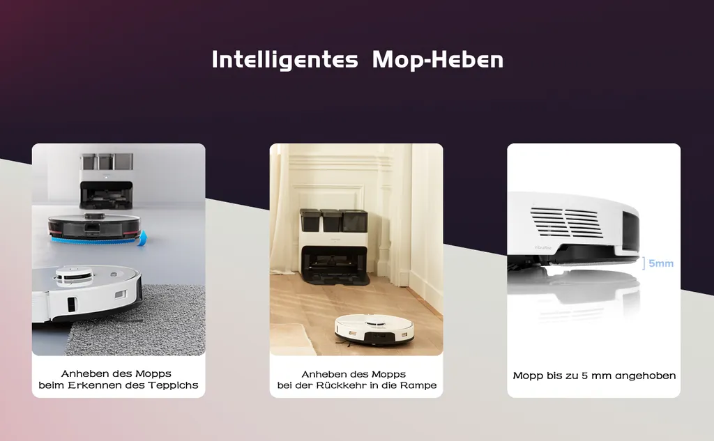 Roborock S7 Pro Ultra Sonic Staubsauger Roboter Mit Empty Wash Fill Dock Absaugstation 5100Pa Selbstwaschend Selbstauffüllend Selbstentleerend LiDAR APP Weiß (Upgrade Von Roborock S7,VS S7 MaxV Ultra/S8 Pro Ultra) 13 Roborock S7 Pro Ultra Sonic Staubsauger Roboter Mit Empty Wash Fill Dock Absaugstation 5100Pa Selbstwaschend Selbstauffüllend Selbstentleerend LiDAR APP Weiß (Upgrade Von Roborock S7,VS S7 MaxV Ultra/S8 Pro Ultra) – Bild 11