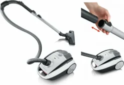 SEVERIN Bodenstaubsauger S'Power Snowlight BC 7035 -Rein Blitz Geschaft 0bef83140ba5c0442c81ff678689677f