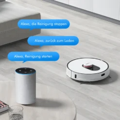 Roidmi EVE Plus Roboter Staubsauger Nass-Trocken-Saugroboter,50 Watt,2700pa Mit Sauberer Basis Und Beutel,Weiß 31 Roidmi EVE Plus Roboter Staubsauger Nass-Trocken-Saugroboter,50 Watt,2700pa Mit Sauberer Basis Und Beutel,Weiß -Rein Blitz Geschaft 111dabfdd62bac80a280947ab72cbe6c