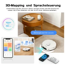Roborock S7 Pro Ultra Sonic Staubsauger Roboter Mit Empty Wash Fill Dock Absaugstation 5100Pa Selbstwaschend Selbstauffüllend Selbstentleerend LiDAR APP Weiß (Upgrade Von Roborock S7,VS S7 MaxV Ultra/S8 Pro Ultra) 25 Roborock S7 Pro Ultra Sonic Staubsauger Roboter Mit Empty Wash Fill Dock Absaugstation 5100Pa Selbstwaschend Selbstauffüllend Selbstentleerend LiDAR APP Weiß (Upgrade Von Roborock S7,VS S7 MaxV Ultra/S8 Pro Ultra) -Rein Blitz Geschaft 114b455d1c91486be4c1734a98a462d0