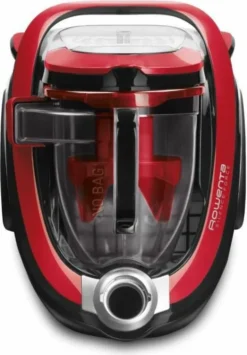 Rowenta RO7649 Silence Force Cyclonic Parkett | Beutelloser Staubsauger | Vacuum-Cleaner | Sehr Leise | 2,5L Staubvolumen | Tierhaar | Auto | Schwarz/Rot -Rein Blitz Geschaft 12c70a109d336ea09e4ba1d6c74e5e8d