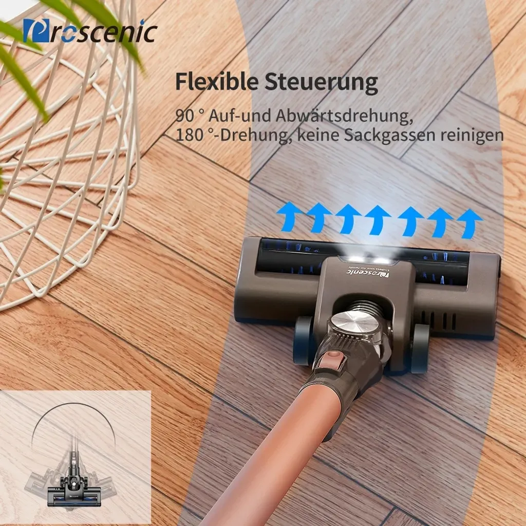 Proscenic New Vision P8 Plus Akku Staubsauger, 3-in-1 Handstaubsauger, 150W Kabeloser Staubsauger, 2,200 MAh Abnehmbarer Akku, Bis Zu 40 Minuten Laufzeit, Geeignet Für Tierhaare 4 Proscenic New Vision P8 Plus Akku Staubsauger, 3-in-1 Handstaubsauger, 150W Kabeloser Staubsauger, 2,200 MAh Abnehmbarer Akku, Bis Zu 40 Minuten Laufzeit, Geeignet Für Tierhaare – Bild 2