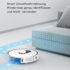 Roidmi EVE Plus Roboter Staubsauger Nass-Trocken-Saugroboter,50 Watt,2700pa Mit Sauberer Basis Und Beutel,Weiß 24 Roidmi EVE Plus Roboter Staubsauger Nass-Trocken-Saugroboter,50 Watt,2700pa Mit Sauberer Basis Und Beutel,Weiß -Rein Blitz Geschaft 183c844511be35ea5e40840d28d614bf