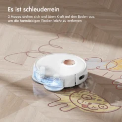 Yeedi Floor 3 Station, Saugroboter Mit Wischfunktion Automatische Mopp-Reinigung, 5100Pa, 3D-Hindernisvermeidung, Perfekt Für Teppich 16 Yeedi Floor 3 Station, Saugroboter Mit Wischfunktion Automatische Mopp-Reinigung, 5100Pa, 3D-Hindernisvermeidung, Perfekt Für Teppich -Rein Blitz Geschaft 18dbf787f61a0b20456f8dbbccc2a3eb