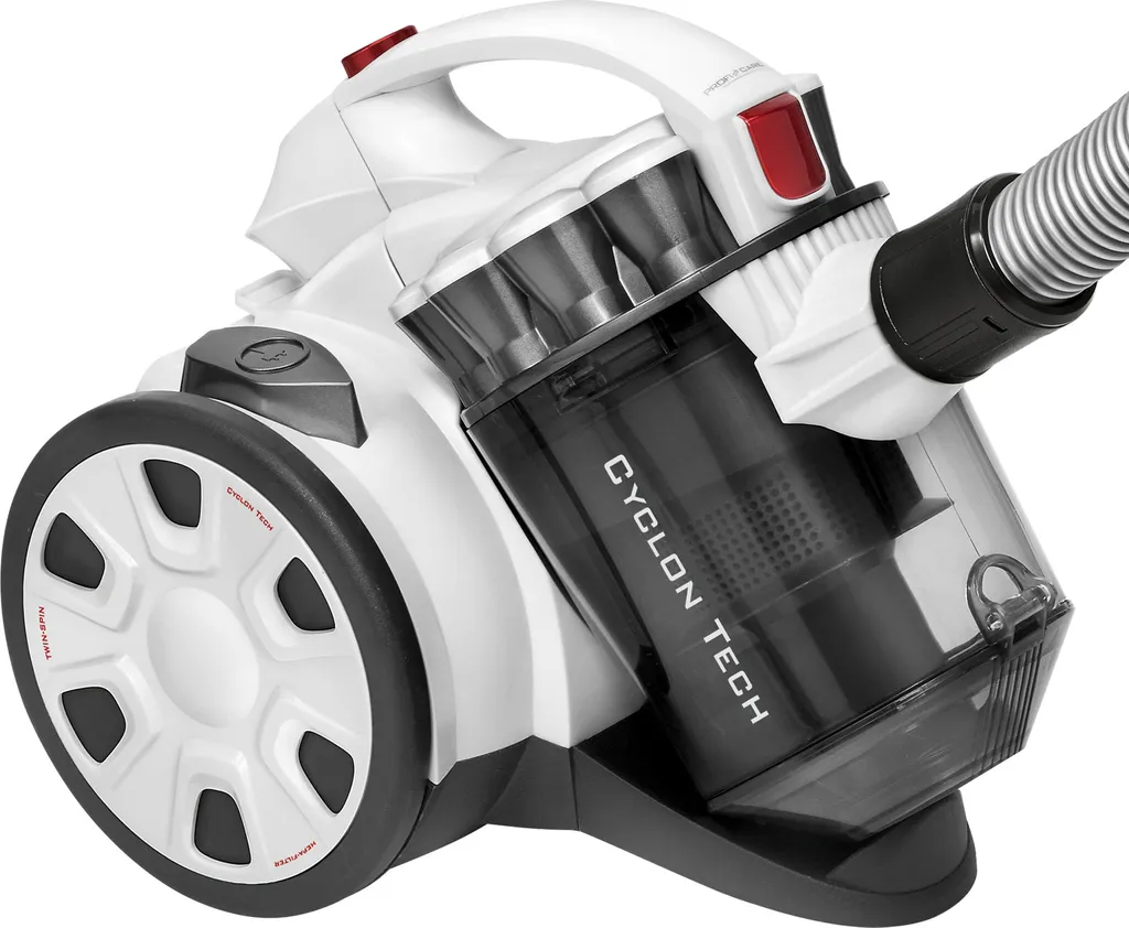 ProfiCare Bodenstaubsauger PC-BS 3039, 4-Fach Mikrofiltersystem, HEPA-Filter Teleskoprohr Aus Edelstahl (höhenverstellbar), Elektronische Leistungsregelung, Weiß 3 ProfiCare Bodenstaubsauger PC-BS 3039, 4-Fach Mikrofiltersystem, HEPA-Filter Teleskoprohr Aus Edelstahl (höhenverstellbar), Elektronische Leistungsregelung, Weiß