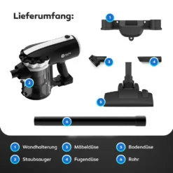 Balter Vento H1 Handstaubsauger Staubsauger Beutellos Zyklon HEPA Filter 600W -Rein Blitz Geschaft 24398347b1342825c4f225422f97b1b3