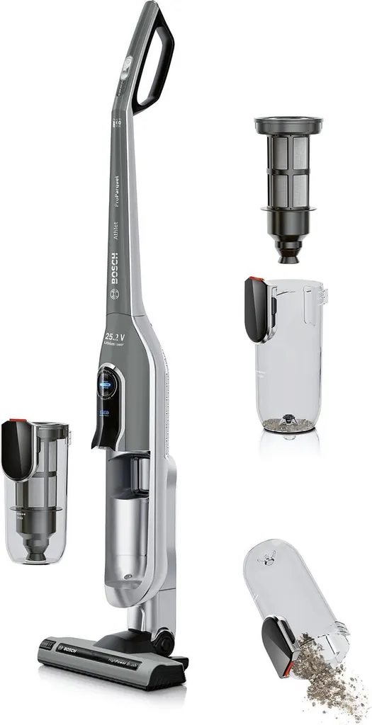 Bosch BBH6PARQ Athlet ProParquet Akkusauger 25,2V Soft Touch Grau/silber 9 Bosch BBH6PARQ Athlet ProParquet Akkusauger 25,2V Soft Touch Grau/silber – Bild 7