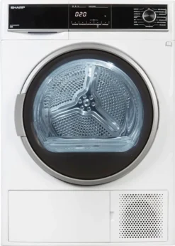 Sharp KD-HHH8S8GW3-DE Wäschetrockner Trockner Wärmepumpentrockner 8kg -Rein Blitz Geschaft 2a546cf18e3370b7fec8e1c3d55e165b