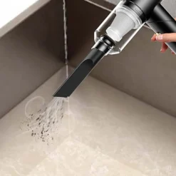 Auto Staubsauger, Rikimxin Handstaubsauger 9000Pa Starke Power Sauger Tragbarer Mini Autostaubsauger Kabellos Wiederaufladbar Staubsauger Mit LED-Licht 90° Rotation Vakuum ,Black -Rein Blitz Geschaft 2bca0829d179a44920c0bfcd511c88b0