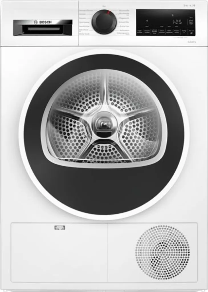 Bosch WQG241000 Serie 6 Wärmepumpen-Trockner, 9 Kg, Sensitive Drying System Textilschonende Trommelstruktur, AutoDry Optimale Trocknung, AntiVibration Design Mehr Standfestigkeit 17 Bosch WQG241000 Serie 6 Wärmepumpen-Trockner, 9 Kg, Sensitive Drying System Textilschonende Trommelstruktur, AutoDry Optimale Trocknung, AntiVibration Design Mehr Standfestigkeit – Bild 16