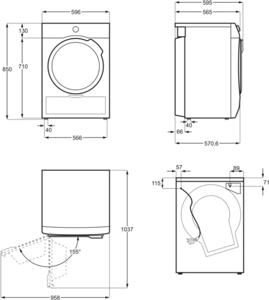 AEG - T6DB60378 - Kondenstrockner - 7 Kg 11 AEG - T6DB60378 - Kondenstrockner - 7 Kg – Bild 9