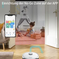 2022 SmartAI S9 Saugroboter Staubsauger Robot Wischroboter Automatisch APP Fernbedienung 4000PA Roboterstaubsauger Vacuum Reinigung Weiß -Rein Blitz Geschaft 308be2bc9949488cd2f8f1f5c6efd7d9