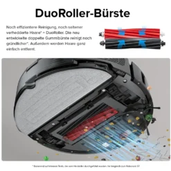 Roborock S8 Staubsauger Roboter Saugroboter 6000 Pa DuoRoller-Bürste VibraRise Wischen 3D-Mapping Reactive 3D-Hindernisumgehung (Schwarz) Mit 2pcs Mopp -Rein Blitz Geschaft 31083751331c03150b0fdd4890518210