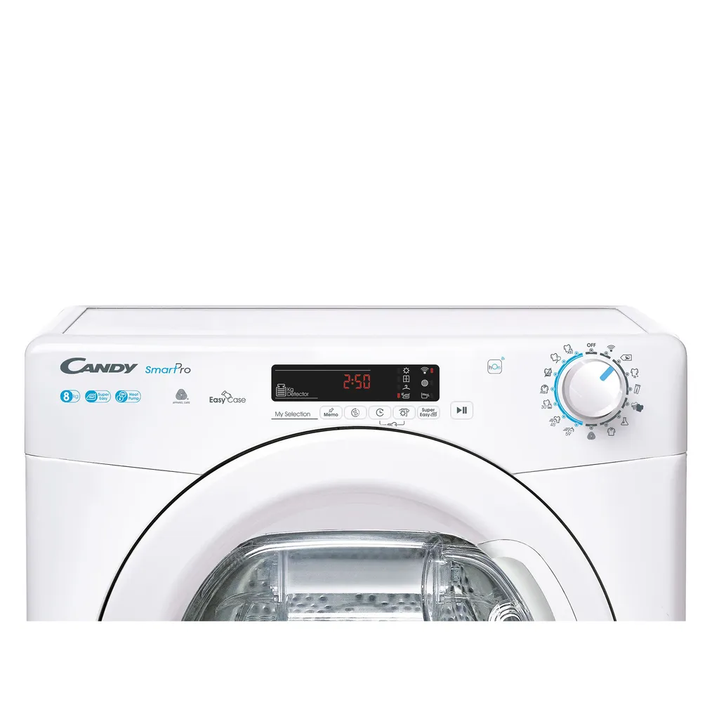 Candy CSOE H8A2DE-S WÄRMEPUMPENTROCKNER Trockner 8kg Wi-Fi Bluetooth Mengenautomatik Erhöhte Öffnung 4 Candy CSOE H8A2DE-S WÄRMEPUMPENTROCKNER Trockner 8kg Wi-Fi Bluetooth Mengenautomatik Erhöhte Öffnung – Bild 2