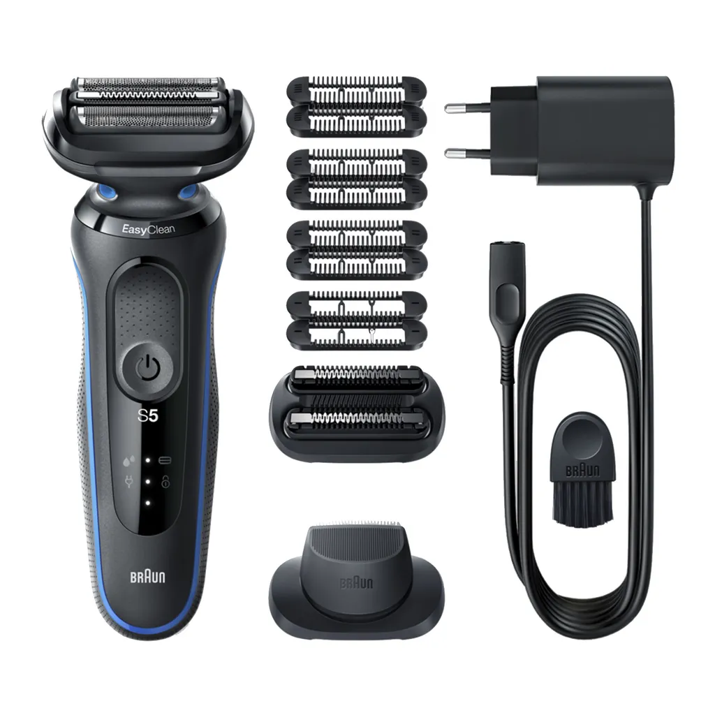 Braun Series 5s Rasierer Herren, Elektrorasierer Mit 3 Flexiblen Klingen, Präzisionstrimmer 6 Braun Series 5s Rasierer Herren, Elektrorasierer Mit 3 Flexiblen Klingen, Präzisionstrimmer – Bild 4