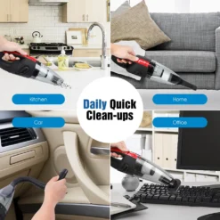 120W Akku Handstaubsauger Von AUDEW In Schwarz/Rot -Rein Blitz Geschaft 39c9d80c405fbf93fdfe9bd4b13ba9d6