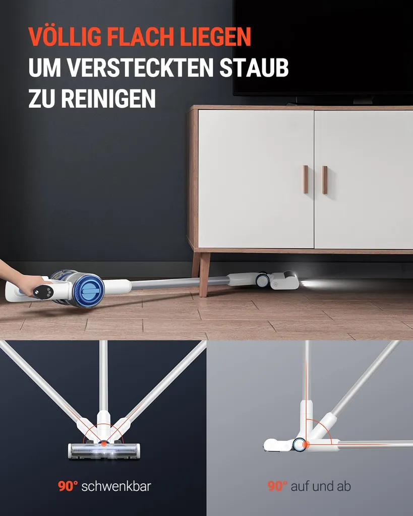 Xiaomi OSOTEK S9 Pro Akku Kanellos Staubsauger 30Kp, Handstaubsauger Mit Tierhaardüse, LED Leuchten, LED Display, Für Hartböden, Teppiche, Tierhaare 8 Xiaomi OSOTEK S9 Pro Akku Kanellos Staubsauger 30Kp, Handstaubsauger Mit Tierhaardüse, LED Leuchten, LED Display, Für Hartböden, Teppiche, Tierhaare – Bild 6