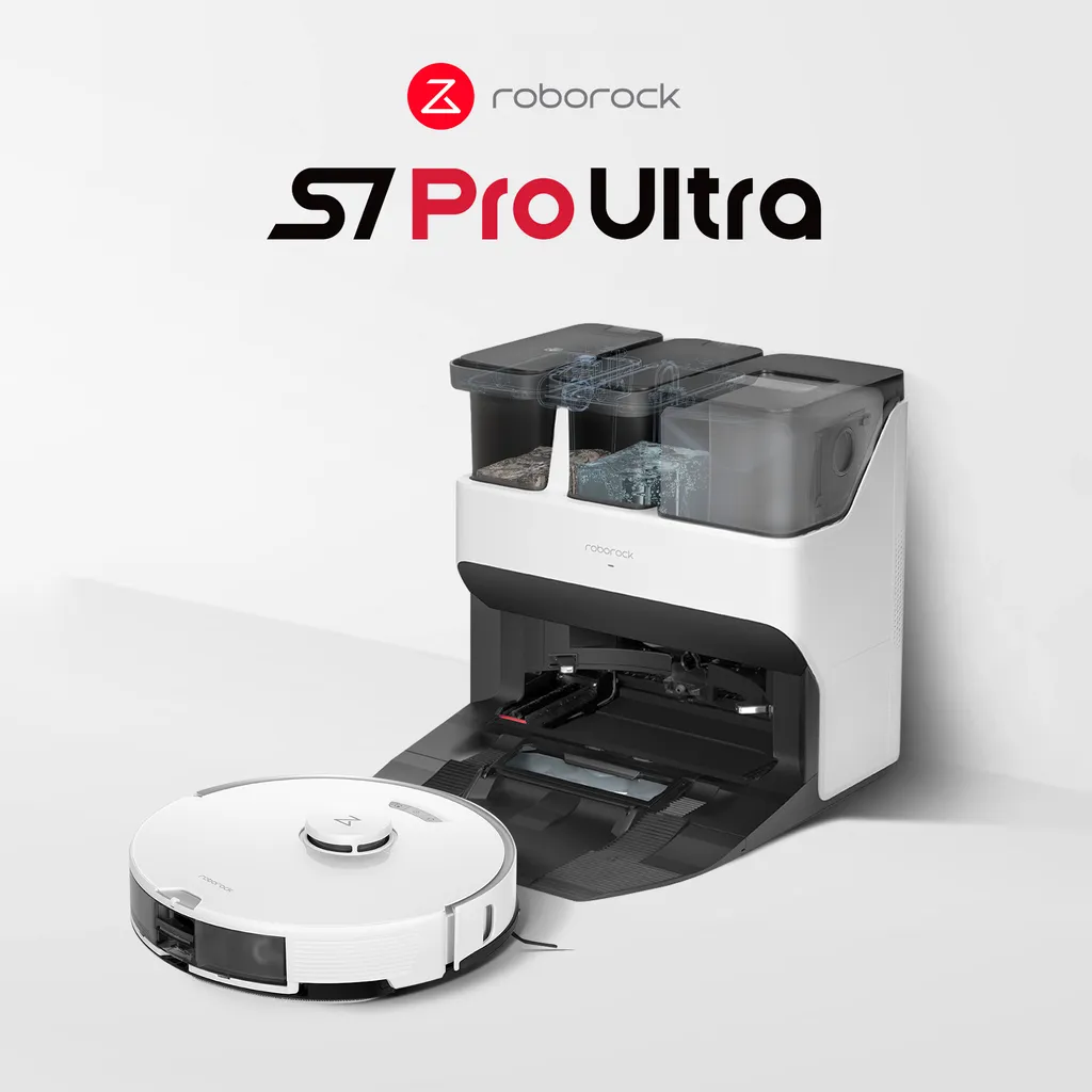 Roborock S7 Pro Ultra Sonic Staubsauger Roboter Mit Empty Wash Fill Dock Absaugstation 5100Pa Selbstwaschend Selbstauffüllend Selbstentleerend LiDAR APP Weiß (Upgrade Von Roborock S7,VS S7 MaxV Ultra/S8 Pro Ultra) 16 Roborock S7 Pro Ultra Sonic Staubsauger Roboter Mit Empty Wash Fill Dock Absaugstation 5100Pa Selbstwaschend Selbstauffüllend Selbstentleerend LiDAR APP Weiß (Upgrade Von Roborock S7,VS S7 MaxV Ultra/S8 Pro Ultra) – Bild 14