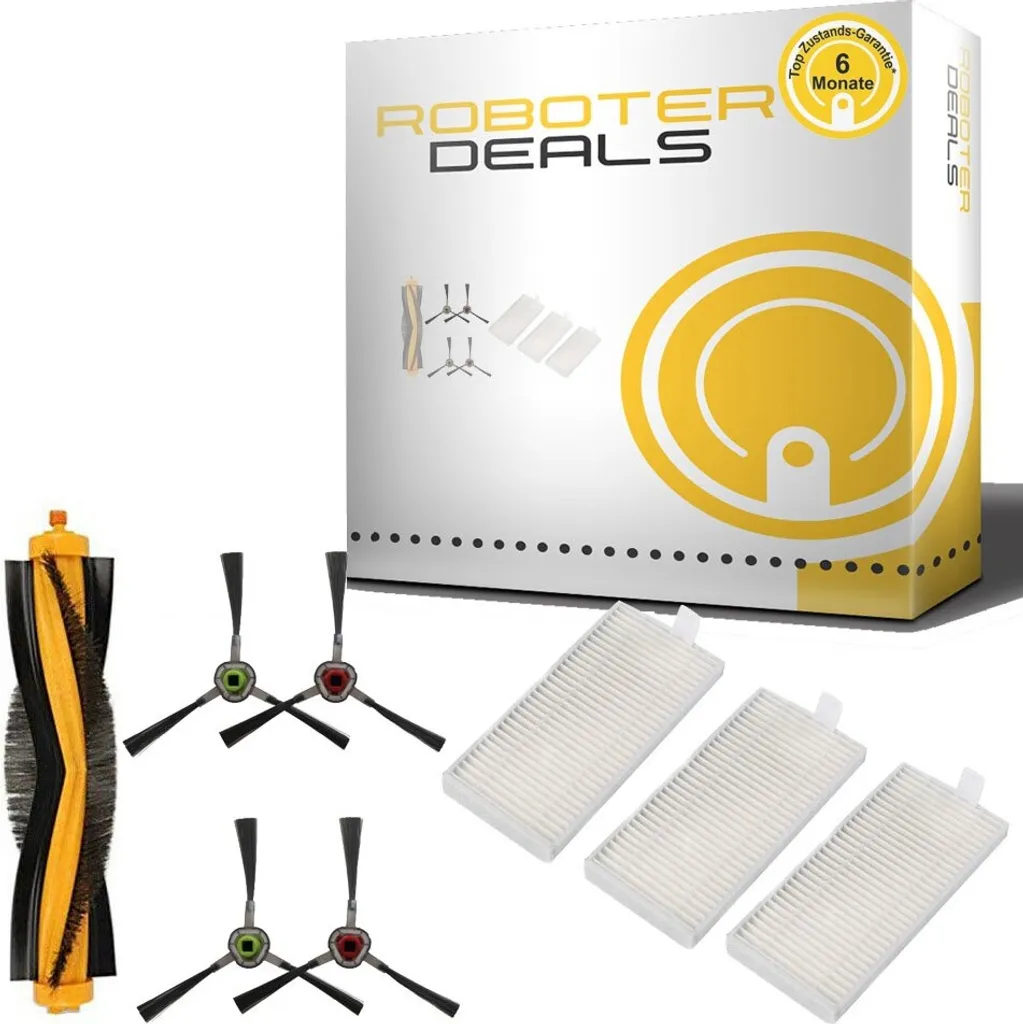 Zubehör Set Für Ecovacs Deebot R95 (passend DR95-KTA) - 3x Fi, 4x Sb, 1x Hb 3 Zubehör Set Für Ecovacs Deebot R95 (passend DR95-KTA) - 3x Fi, 4x Sb, 1x Hb
