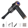 Auto Staubsauger, Rikimxin Handstaubsauger 9000Pa Starke Power Sauger Tragbarer Mini Autostaubsauger Kabellos Wiederaufladbar Staubsauger Mit LED-Licht 90° Rotation Vakuum ,Black -Rein Blitz Geschaft 49d79cf0a686305161e3a42f69e9972b