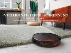 KYVOL E25 Staubsauger Roboter 2600PA Mit Ladestation, WLAN Staubsauger Mit Präzise Kartentechnologie, Bis Zu 150Min Laufzeit -Rein Blitz Geschaft 4b93fdd179dfeee7f84380e6cfda0b8a