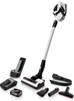 Bosch BBS812AM Unlimited Serie 8 Kabelloser Akku-Handstaubsauger, 18V, Weiß -Rein Blitz Geschaft 4fac4a9a05dbdc7f7d5c5e6f22828d82
