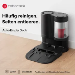 Roborock S7 + Staubsauger Roboter Mit Absaugstation Auto-Empty Dock (Saugleistung 2500Pa, Auto-Lifting-Mopp),Schwarz -Rein Blitz Geschaft 510f36623f1a61658eb885e5b7245e52 1
