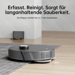 Dreame L10s Pro Saugroboter Mit Wischfunktion, Spinnwischen, Rotierenden Wischpads, 3D-Hinderniserkennung, Multi-Floor Mapping, Saugkraft 5300Pa, Hartböden, Teppiche, Tierhaare, WiFi/APP/Alexa -Rein Blitz Geschaft 51c1dfb43a5aca689121aa26fce587bb