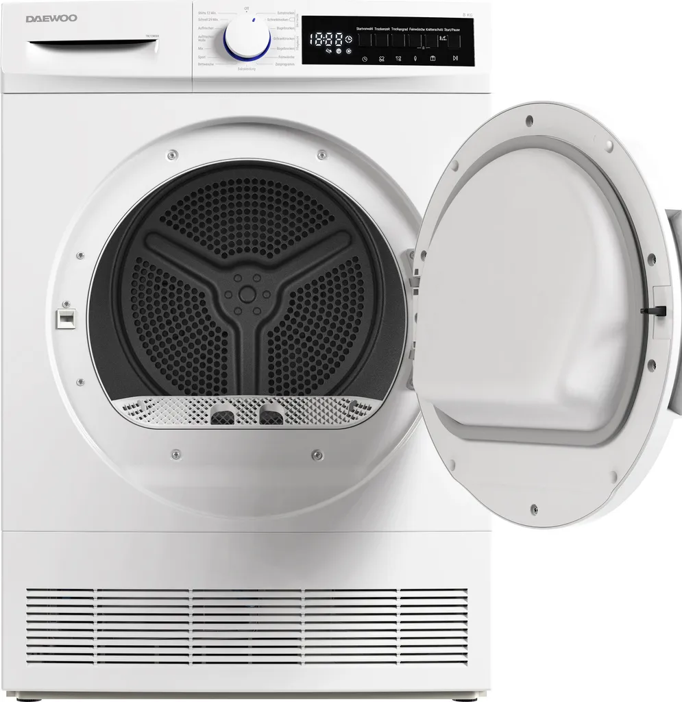 Trockner Kondenstrockner Wäschetrockner 8kg 15 Programme DAEWOO T8CT2W0DE 7 Trockner Kondenstrockner Wäschetrockner 8kg 15 Programme DAEWOO T8CT2W0DE – Bild 5