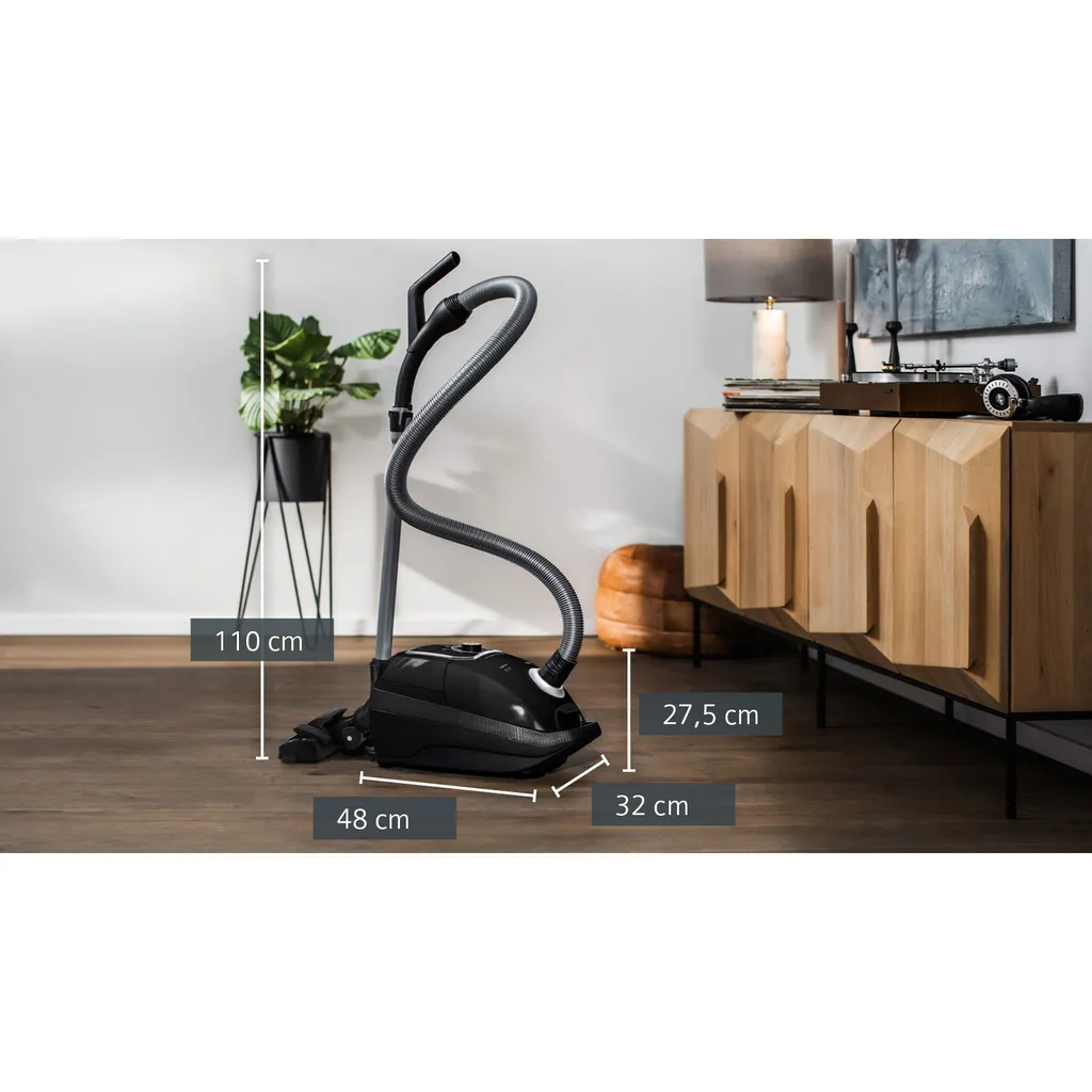 Siemens VSZ7X500 Staubsauger Mit Beutel, Z 7.0, Farbe:Schwarz 4 Siemens VSZ7X500 Staubsauger Mit Beutel, Z 7.0, Farbe:Schwarz – Bild 2