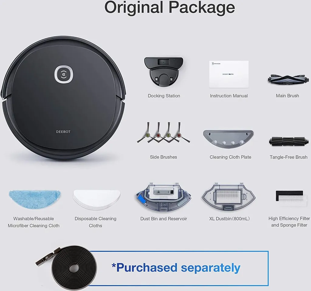 ECOVACS Saugroboter DEEBOT U2 PRO, 2-in-1 Saug- Und Wischroboter, Ideal Für Haustierbesitzer 17 ECOVACS Saugroboter DEEBOT U2 PRO, 2-in-1 Saug- Und Wischroboter, Ideal Für Haustierbesitzer – Bild 15