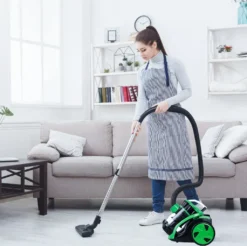 EINFEBEN Staubsauger Ohne Beutel, 3,0L Staubbehaelter, Inkl. Zusatzduesen, Effizienter HEPA-Filter, 900 Watt Bodenstaubsauger Beutellos Fuer Hart- Und Teppichboeden -Rein Blitz Geschaft 562ab9c7adf0526b55d0532723b646fd