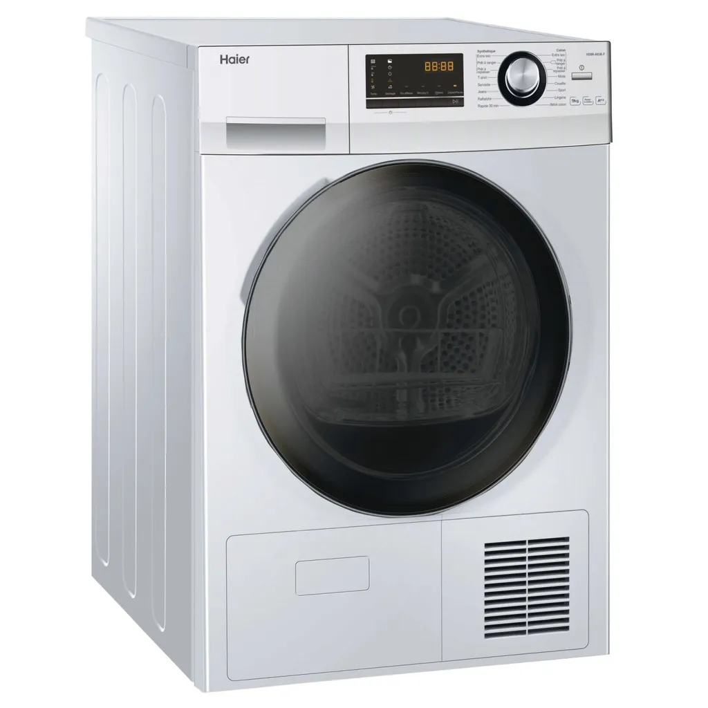 Haier HD90-A636 Wärmepumpentrockner Mit 9 Kg Fassungsvermögen 9 Haier HD90-A636 Wärmepumpentrockner Mit 9 Kg Fassungsvermögen – Bild 7