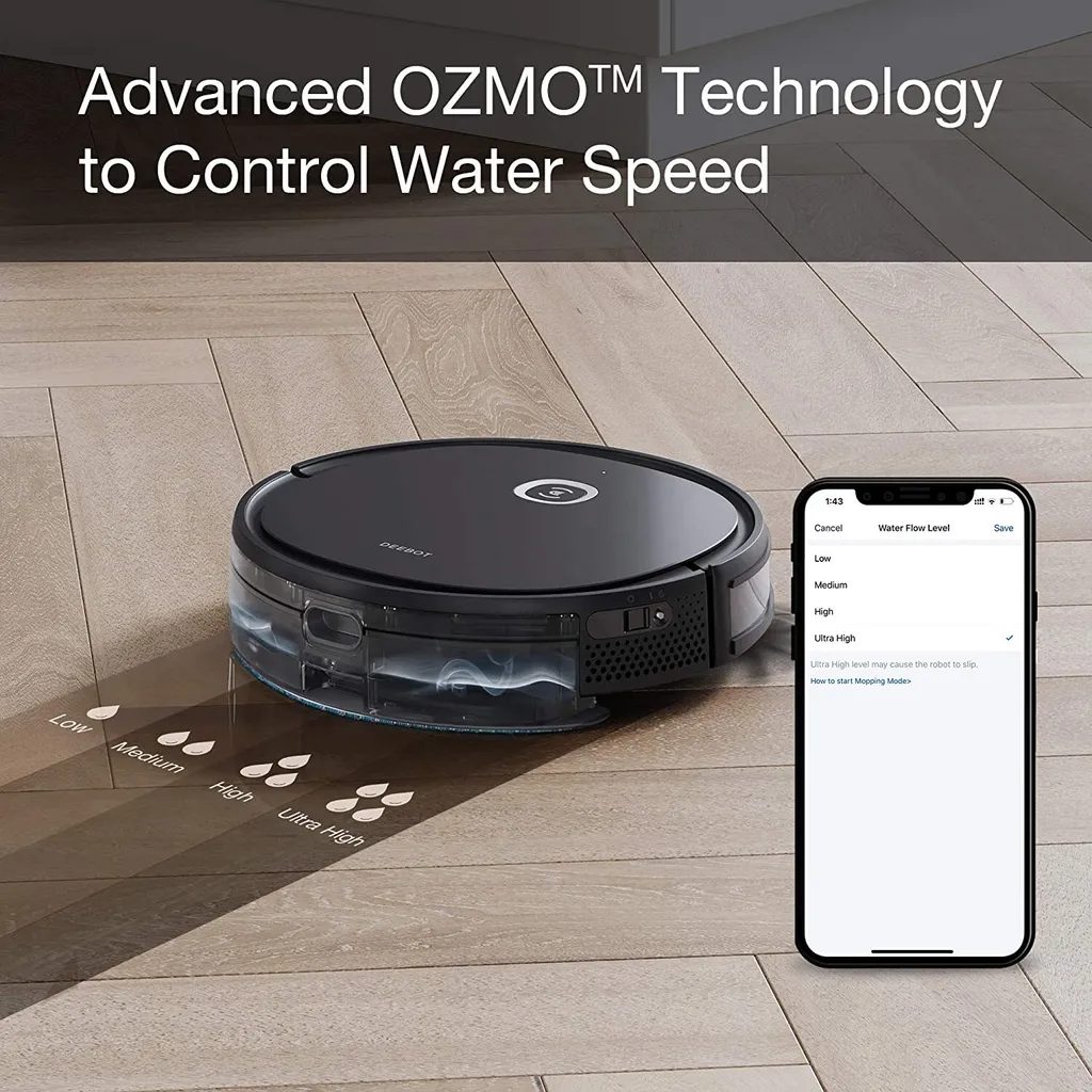 ECOVACS Saugroboter DEEBOT U2 PRO, 2-in-1 Saug- Und Wischroboter, Ideal Für Haustierbesitzer 13 ECOVACS Saugroboter DEEBOT U2 PRO, 2-in-1 Saug- Und Wischroboter, Ideal Für Haustierbesitzer – Bild 11