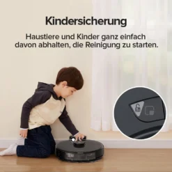 Roborock S7 Staubsauger Sonic Saugroboter Kehrroboter Kindersicherung LiDAR APP EU Weiß -Rein Blitz Geschaft 5798642de8fc36a15a6673807b225ffb