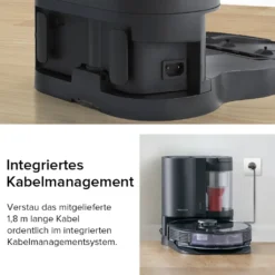 Roborock S7 + Staubsauger Roboter Mit Absaugstation Auto-Empty Dock (Saugleistung 2500Pa, Auto-Lifting-Mopp),Schwarz -Rein Blitz Geschaft 59b9e9bf8ffb9e1eca5aa753616db39d 1