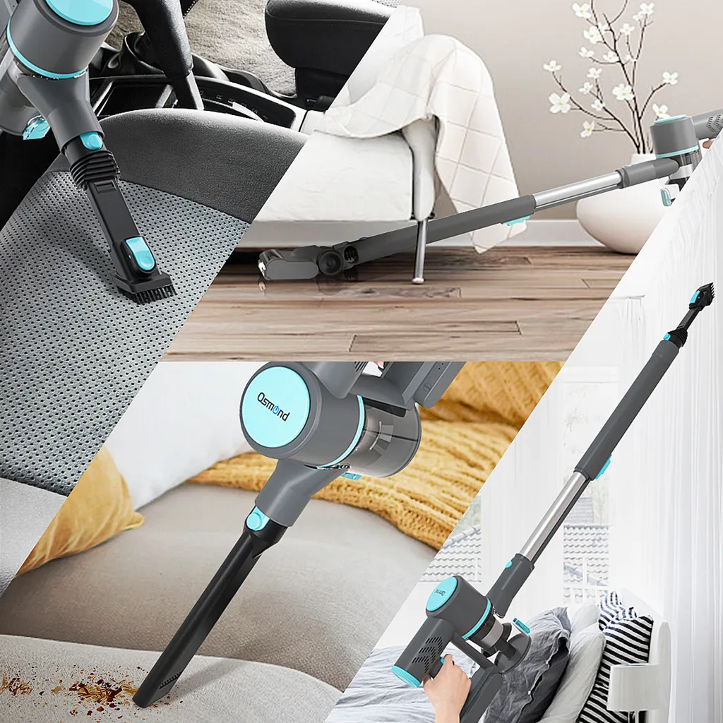 OSMOND 160W 12KPa Akku Handstaubsauger 3in1 Staubsauger Beutellos Kabellos 4 OSMOND 160W 12KPa Akku Handstaubsauger 3in1 Staubsauger Beutellos Kabellos – Bild 2