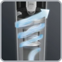 Rowenta Akku-Stielsauger RH6545Wh Air Force Light - Farbe: Schwarz Glänzend - 14,4V (Lithium-Ionen-Technologie) -Rein Blitz Geschaft 5a934e9c594be9b13bfa958b1f7a8685