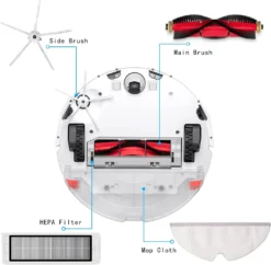 Roborock Original Zubehör Mopp Für S5, S5Max, S6, S6 Max ,Q7 Max Und E Series Staubsauger, 2er Pack -Rein Blitz Geschaft 5cd94c8b0c5ad770e0c955505ca9479b