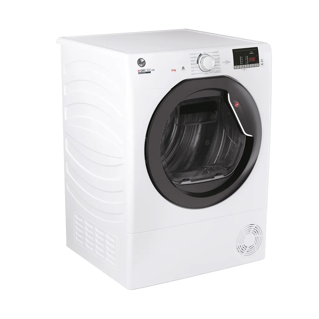 HOOVER HLE H8A2DKEX-84 WÄRMEPUMPENTROCKNER H-DRY 300 8kg AquaVision System NFC 4 HOOVER HLE H8A2DKEX-84 WÄRMEPUMPENTROCKNER H-DRY 300 8kg AquaVision System NFC – Bild 2