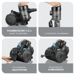 CLEANmaxx Zyklon-Staubsauger - Schwarz 10 CLEANmaxx Zyklon-Staubsauger - Schwarz -Rein Blitz Geschaft 5f04821fc1e3d656699cf3bb45a18f98