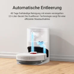 Dreame D10 Plus Saugroboter Mit Absaugstation(2,5 L) Saug- & Wischroboter Auto-Empty Dock App Sprachsteuerung For Pet Hair, Carpet, Hard Floor -Rein Blitz Geschaft 618be7d1b0e445d0b8cd0f93872071b8