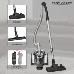 ProfiCare Bodenstaubsauger PC-BS 3039, 4-Fach Mikrofiltersystem, HEPA-Filter Teleskoprohr Aus Edelstahl (höhenverstellbar), Elektronische Leistungsregelung, Weiß 22 ProfiCare Bodenstaubsauger PC-BS 3039, 4-Fach Mikrofiltersystem, HEPA-Filter Teleskoprohr Aus Edelstahl (höhenverstellbar), Elektronische Leistungsregelung, Weiß -Rein Blitz Geschaft 62148297de834ecf3660d676e5b3026c