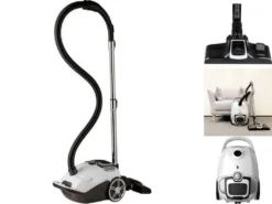 CONTINENTAL EDISON Staubsauger AAAA Silent Bag - CEVCWBA - 67 DB - 3 L - 700 W - Weiß -Rein Blitz Geschaft 65e75563b299dec6fb728e1a5d732948