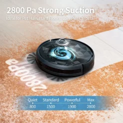 Saugroboter Mit 2800 Pa Saugkraft, Große Staubbox 600ML,APP Steuerung, 120 Min Laufzeit, Staubsauger Roboter WLAN Optimiert Für Teppich Tierhaare Hartböden-AIRROBO P20 -Rein Blitz Geschaft 6a96bf479b989be0d0b51c636fc46801