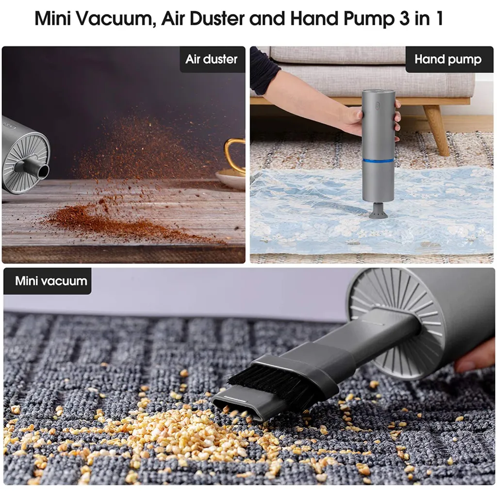 Handstaubsauger Akku Handsauger Kabellos Nass & Trocken 4500Pa AutoTastatursauger Mit 4 Verschiedenen Vakuumdüsen, Waschbarer HEPA Filter Perfekt Für Auto,Teppich,Sofa,Tastatur,Haustier 5 Handstaubsauger Akku Handsauger Kabellos Nass & Trocken 4500Pa AutoTastatursauger Mit 4 Verschiedenen Vakuumdüsen, Waschbarer HEPA Filter Perfekt Für Auto,Teppich,Sofa,Tastatur,Haustier – Bild 3